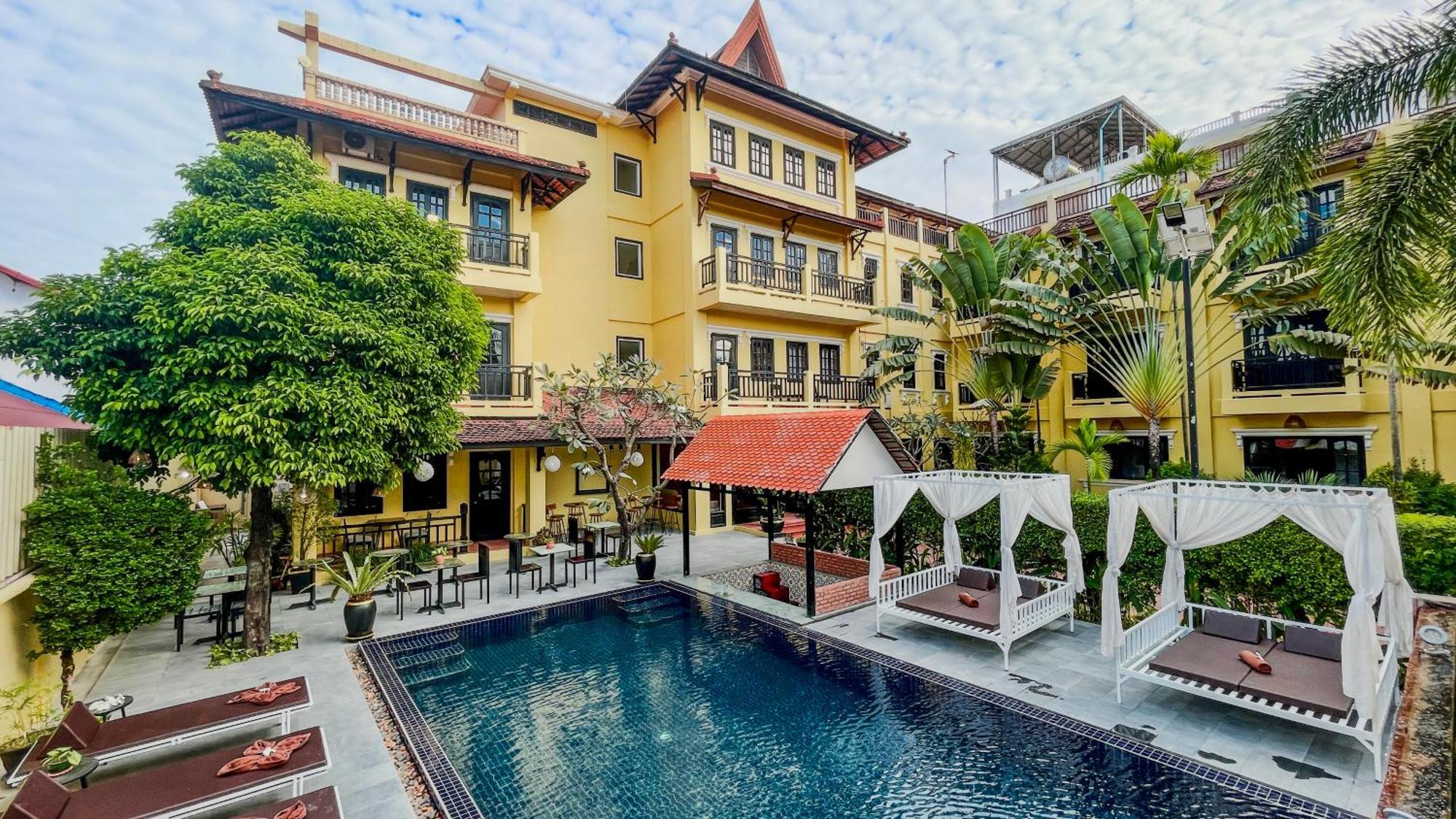 Villa Indochine D'Angkor Ciudad de Siem Riep Exterior foto