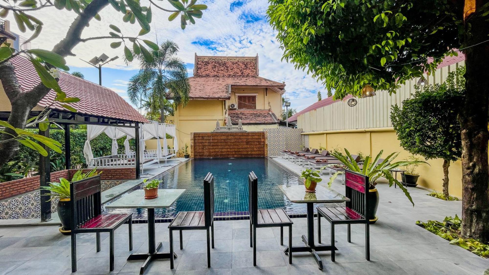 Villa Indochine D'Angkor Ciudad de Siem Riep Exterior foto