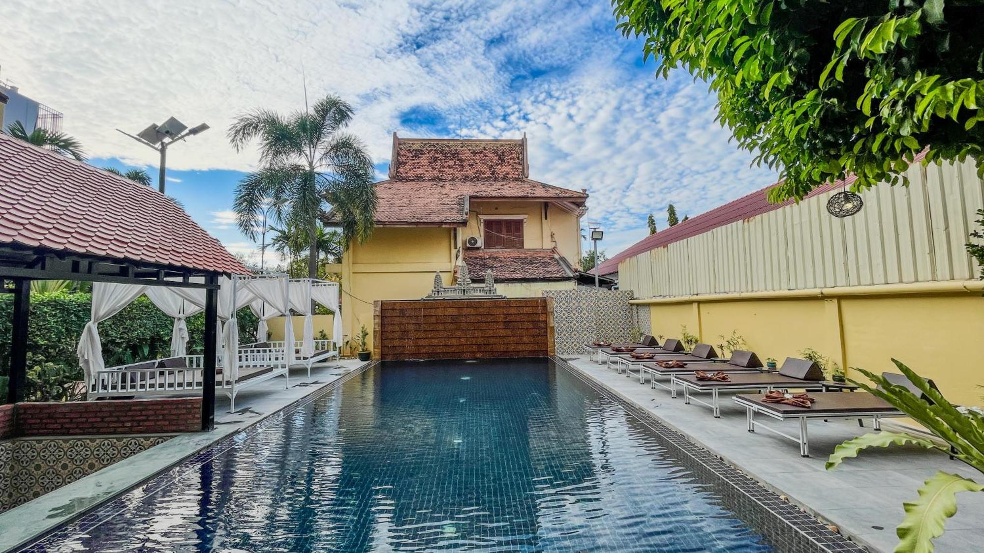 Villa Indochine D'Angkor Ciudad de Siem Riep Exterior foto