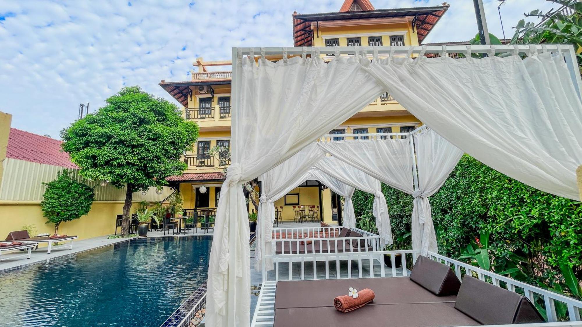 Villa Indochine D'Angkor Ciudad de Siem Riep Exterior foto