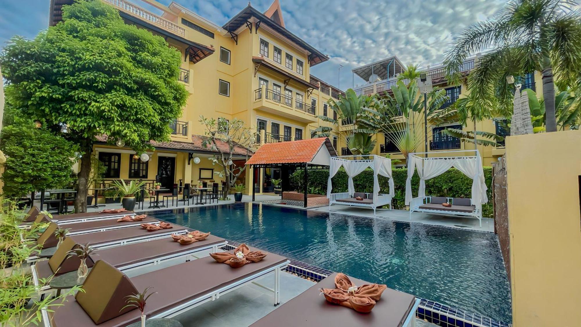 Villa Indochine D'Angkor Ciudad de Siem Riep Exterior foto