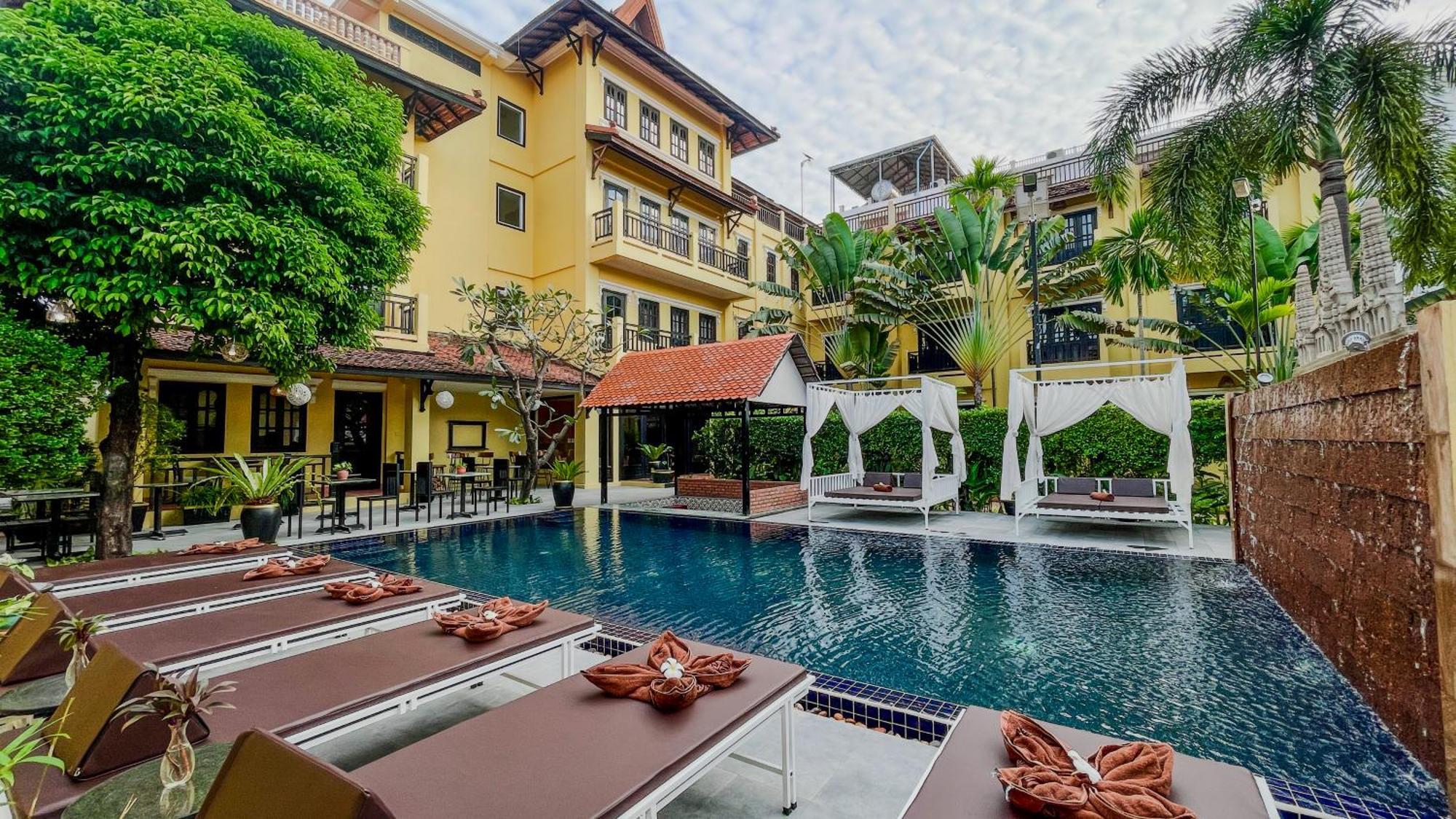 Villa Indochine D'Angkor Ciudad de Siem Riep Exterior foto